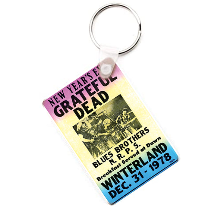Grateful Dead Winterland 1978 Keychain