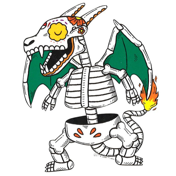 Charizard - Day of the Dead Stickers