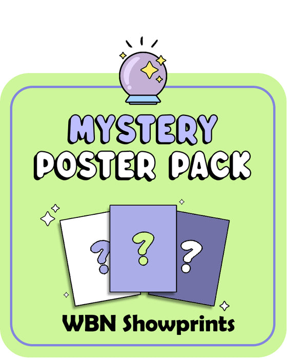 20 Mystery Showprint Music Concert Posters