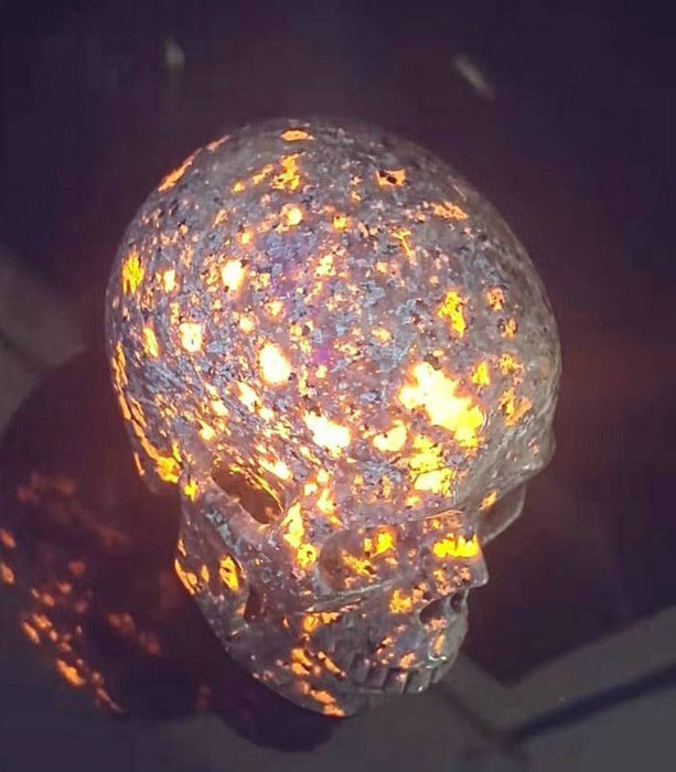 5" Flame Stone - Crystal Skulls