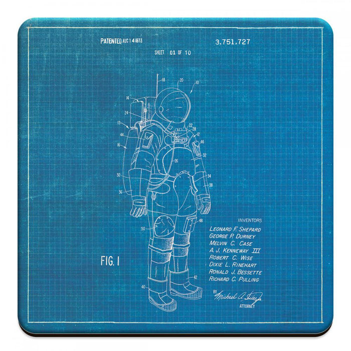 Space Suit 1973 - Novelty Coasters