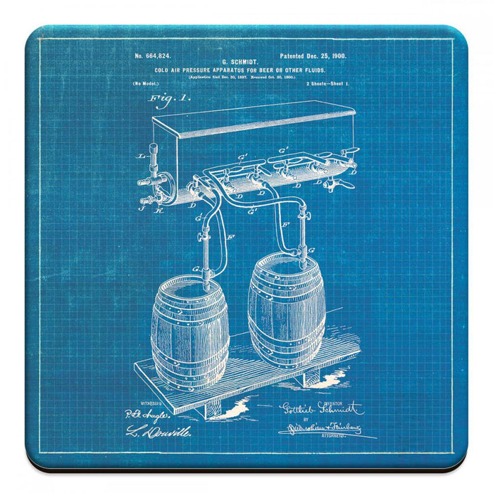Air Pressurefor Beer 1900 - Novelty Coasters