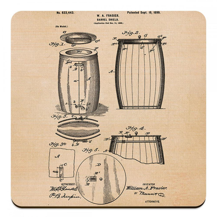 Barrel 1899 - Novelty Coasters