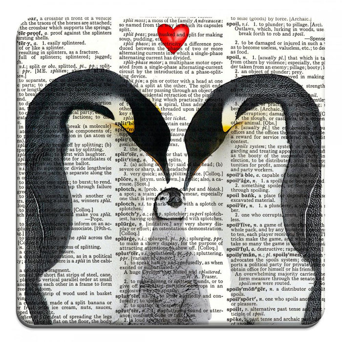 Penguin Love - Novelty Coasters