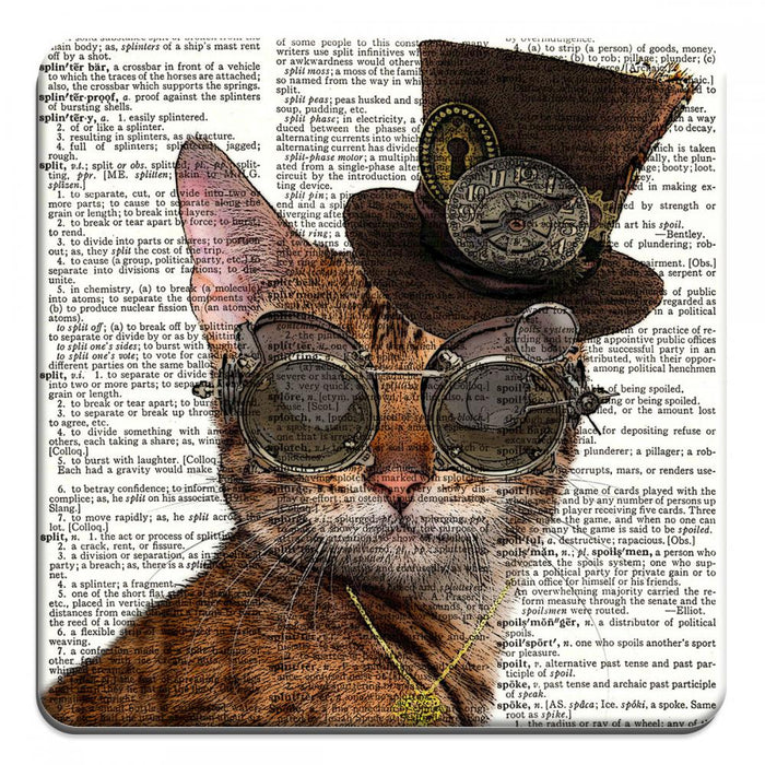 Steampunk Kitty - Novelty Coasters
