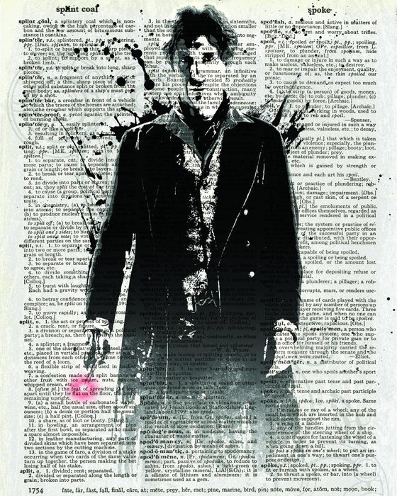 Dr Who Doctor 8 - Dictionary Art Print