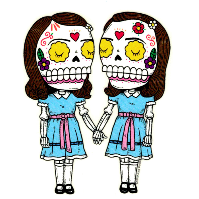 Shining Twins - Day of the Dead Sticker