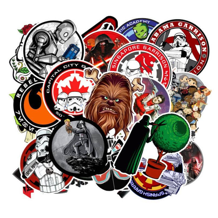 100 Star Wars Stickers (Glossy)
