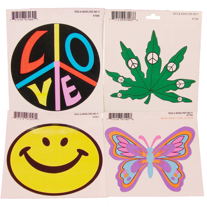 LOVE, PEACE and HAPPINESS Vintage Deadstock Stickers!