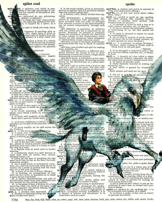 Hippogriff - Dictionary Art Print