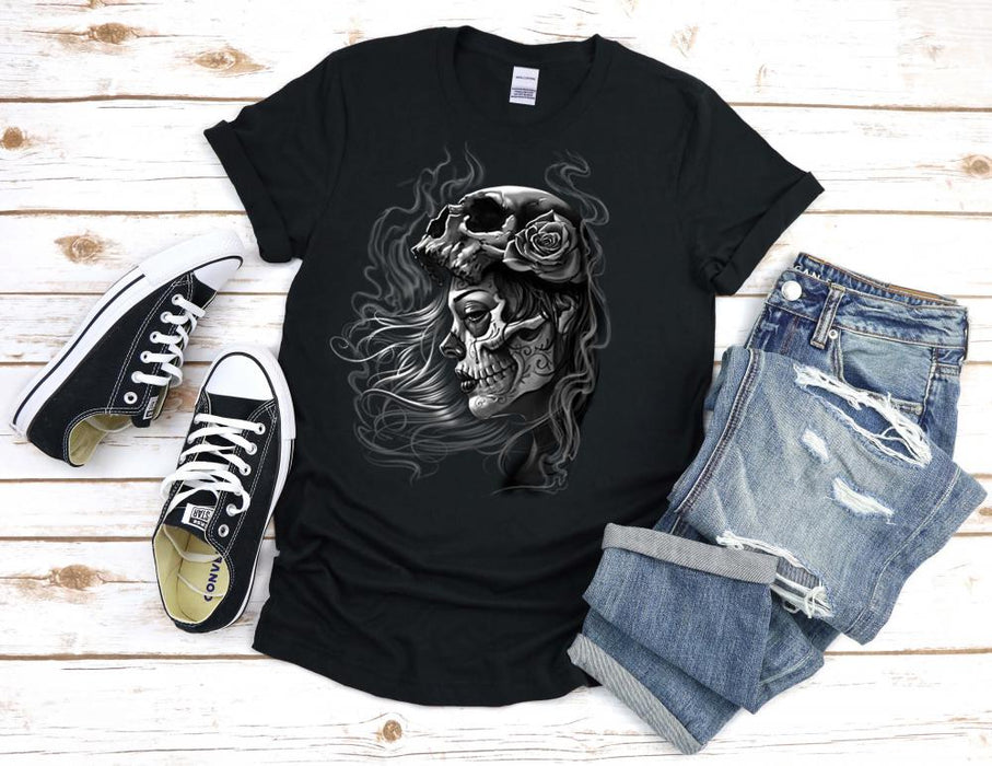 Day of the Dead Profile T-Shirt - T-Shirts