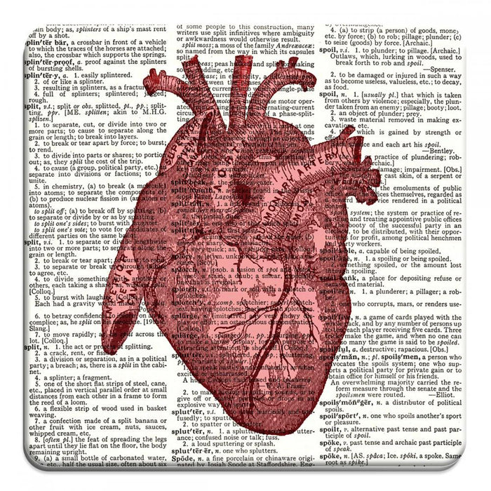 Human Heart Red - Novelty Coasters