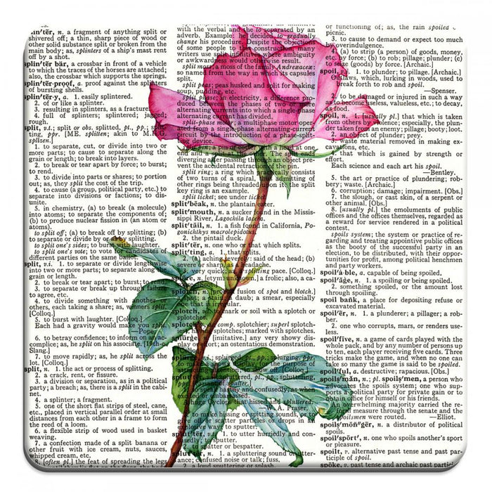 Pink Rose - Novelty Coasters