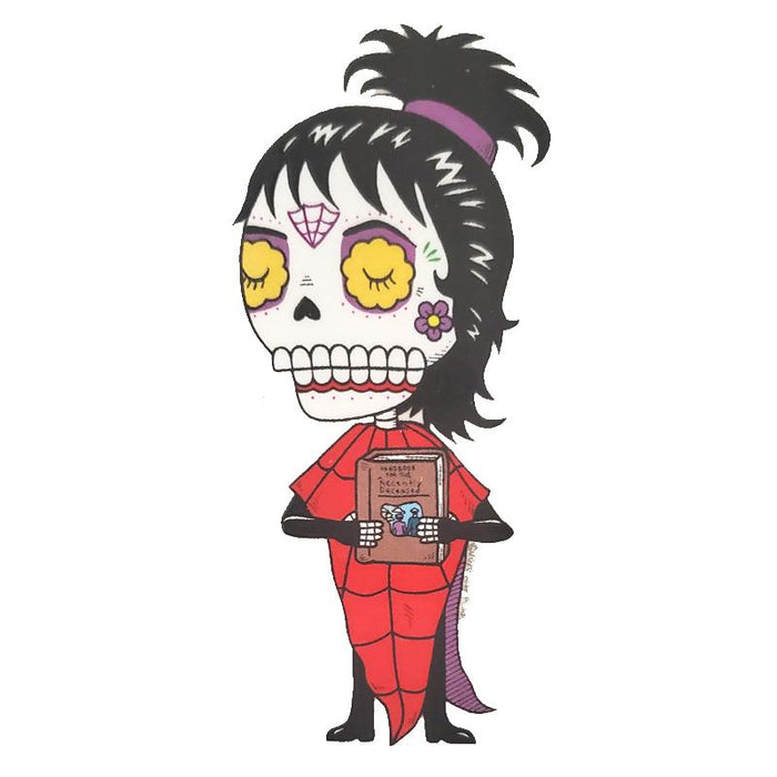 Lydia Deetz - Day of the Dead Stickers