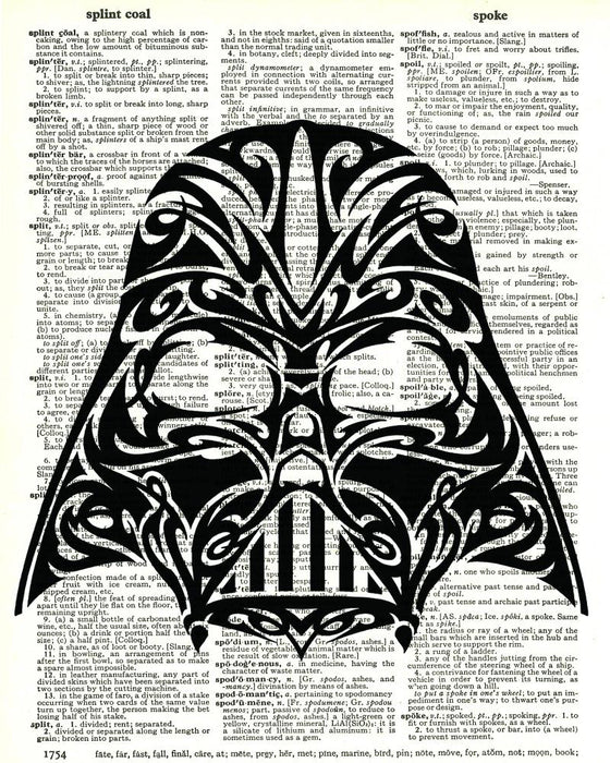 Vader DOD - Dictionary Art Print