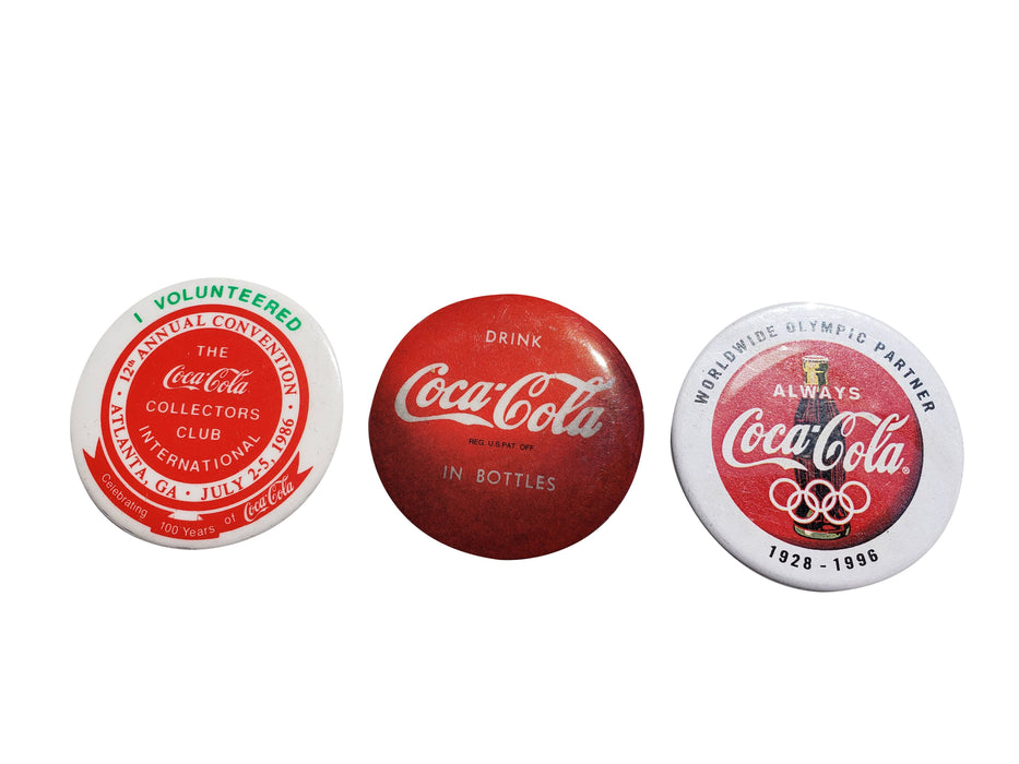 Vintage Deadstock Coca Cola Buttons - Deadstock