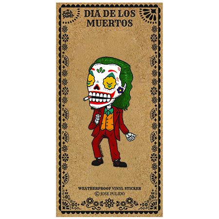 Joker Red - Day of the Dead Stickers