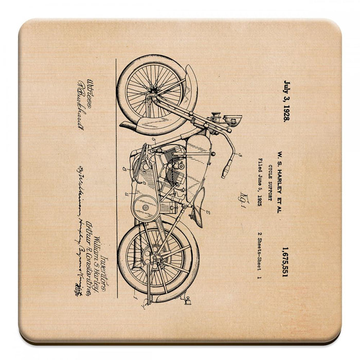 Harley Motorcycle 1928 - Novelty Coasters