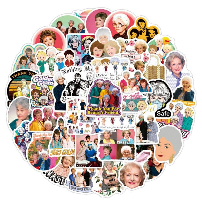 50 Golden Girls Stickers (PVC Vinyl Matte)