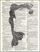 An image of a(n) Mysterious Mermaid Dictionary Art Print.