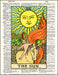 An image of a(n) Tarot Sun Dictionary Art Print.