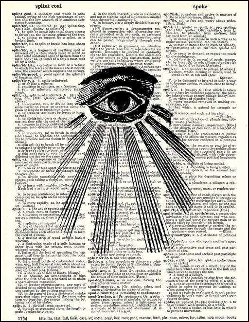 An image of a(n) All Seeing Eye Dictionary Art Print.