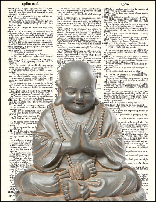An image of a(n) Buddah Dictionary Art Print.