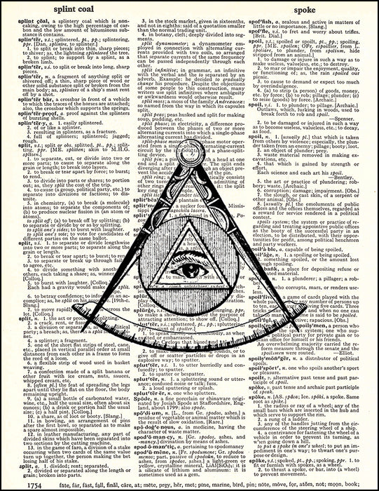 An image of a(n) Illuminati Mason Dictionary Art Print.