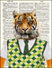 An image of a(n) Tiger Woods Dictionary Art Print.