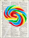 An image of a(n) Lollipop Swirl Dictionary Art Print.
