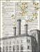 An image of a(n) Butterfly Smoke Stacks Dictionary Art Print.