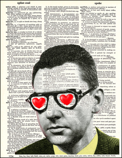 An image of a(n) Larry Loveingsworth Dictionary Art Print.