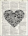 An image of a(n) War Heart Dictionary Art Print.
