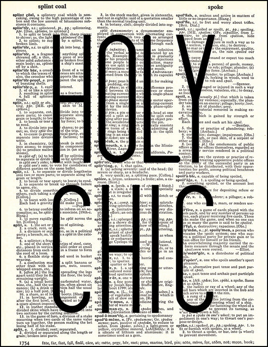 An image of a(n) Holy Chic Dictionary Art Print.