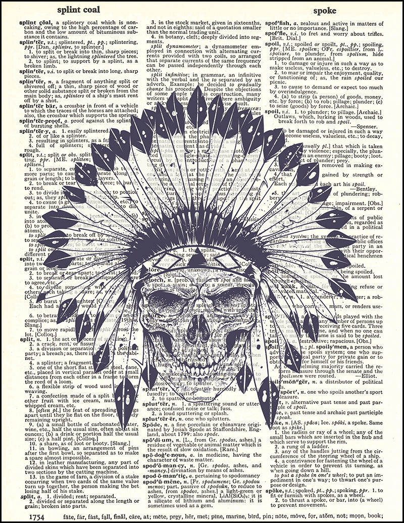 Native Hand Print Native American Indian Art Prints