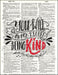 An image of a(n) Typography - Be Kind Dictionary Art Print.
