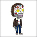 An image of a(n) Rick Weather Proof Die Cut Vinyl Day of the Dead Sticker .