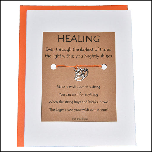 An image of a(n) Healing with Lotus Charm Charmed Greetingl.