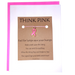 An image of a(n) Think Pink Breast Cancer Awareness Charmed Greetingl.