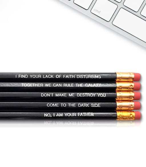 An image of a(n) Dark Side inspired Inspirational Pencil.