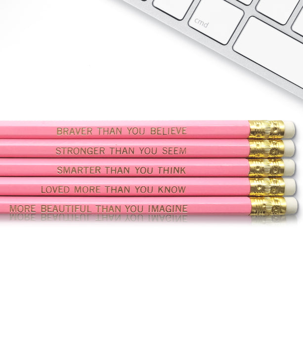 An image of a(n) Winnie the Pooh Quote inspired Inspirational Pencil.