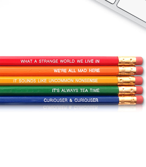 An image of a(n) Alice in Wonderland inspired Inspirational Pencil.