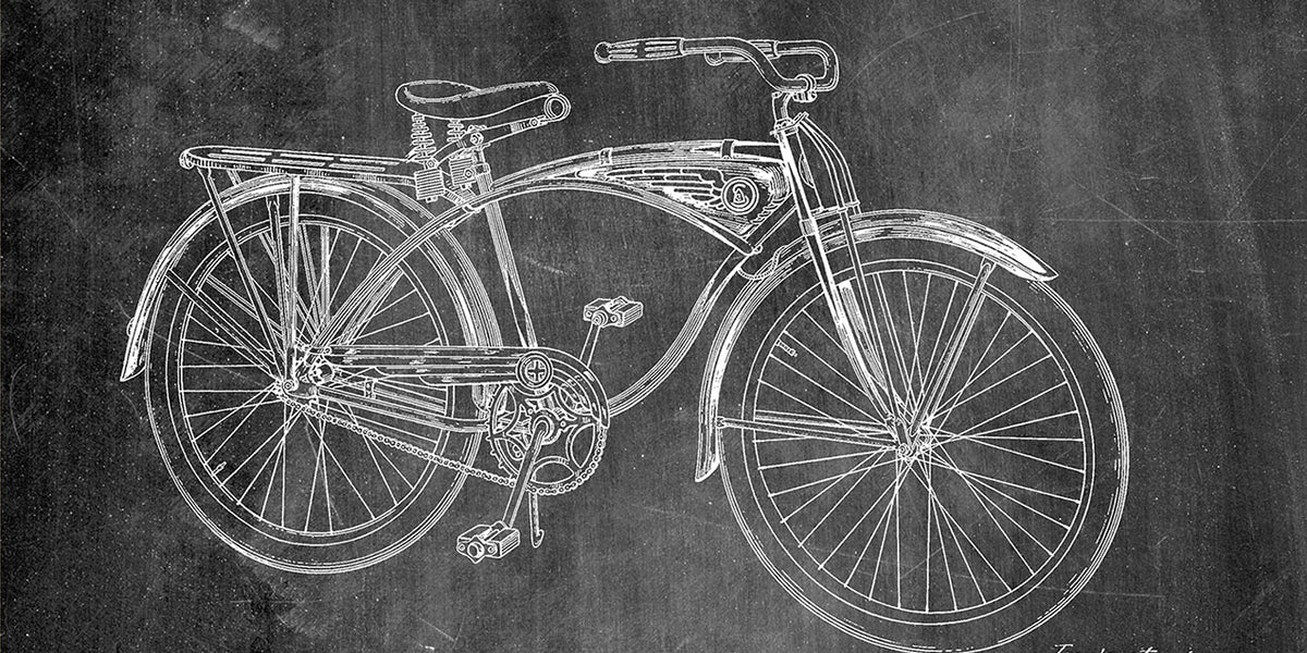 Schwinn Bicycle 1939 - Patent Art Print