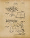 An image of a(n) Baseball Base 1953 - Patent Art Print - Parchment.