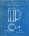 An image of a(n) Beer Mug 1876 - Patent Art Print - Blueprint.