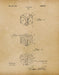 An image of a(n) Dice 1925 - Patent Art Print - Parchment.
