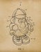 An image of a(n) Mr. Potato Head - Patent Art Print - Parchment.