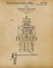An image of a(n) Toy Robot 1955 - Patent Art Print - Parchment.
