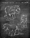 An image of a(n) My Little Pony 1983 - Patent Art Print - Chalkboard.