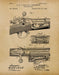 An image of a(n) Magazine Gun 1893 - Patent Art Print - Parchment.